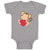 Baby Clothes Safari Valentine Monkey Holidays and Occasions Valentins Day Cotton