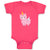 Baby Clothes Valentine Lama Unicorn Holidays and Occasions Valentins Day Cotton