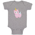 Baby Clothes Valentine Lama Unicorn Holidays and Occasions Valentins Day Cotton