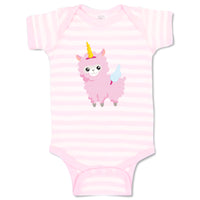 Baby Clothes Valentine Lama Unicorn Holidays and Occasions Valentins Day Cotton