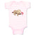 Baby Clothes Valentine Sloth Branch Red Hearts Valentins Day Baby Bodysuits