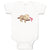 Baby Clothes Valentine Sloth Branch Red Hearts Valentins Day Baby Bodysuits