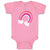 Baby Clothes Valentine Rainbow Holidays and Occasions Valentins Day Cotton