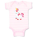 Baby Clothes Valentine Unicorn Walks Holidays and Occasions Valentins Day Cotton