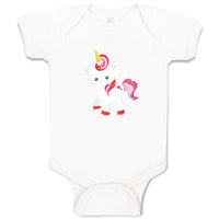Baby Clothes Valentine Unicorn Walks Holidays and Occasions Valentins Day Cotton