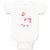 Baby Clothes Valentine Unicorn Walks Holidays and Occasions Valentins Day Cotton