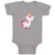 Baby Clothes Valentine Unicorn Stands Holidays and Occasions Valentins Day