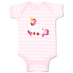 Baby Clothes Valentine Unicorn Sleeps Holidays and Occasions Valentins Day