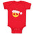 Baby Clothes Christmas Face Fall in Love Baby Bodysuits Boy & Girl Cotton