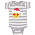 Baby Clothes Christmas Face Fall in Love Baby Bodysuits Boy & Girl Cotton