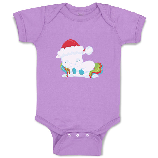 Baby Clothes Christmas Unicorn Sleeps Holidays and Occasions Christmas Cotton