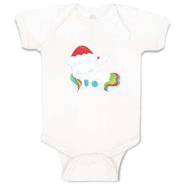 Baby Clothes Christmas Unicorn Sleeps Holidays and Occasions Christmas Cotton