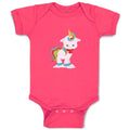 Baby Clothes Christmas Unicorn Stands Holidays and Occasions Christmas Cotton