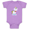 Baby Clothes Christmas Unicorn Stands Holidays and Occasions Christmas Cotton