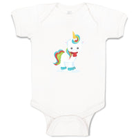 Baby Clothes Christmas Unicorn Stands Holidays and Occasions Christmas Cotton