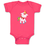 Baby Clothes Christmas Unicorn Walks Close Eyes Christmas Baby Bodysuits Cotton