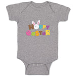 Baby Clothes Bunny Happy Easter Baby Bodysuits Boy & Girl Newborn Clothes Cotton