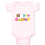 Baby Clothes Bunny Happy Easter Baby Bodysuits Boy & Girl Newborn Clothes Cotton