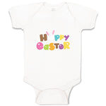 Baby Clothes Bunny Happy Easter Baby Bodysuits Boy & Girl Newborn Clothes Cotton