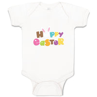 Baby Clothes Bunny Happy Easter Baby Bodysuits Boy & Girl Newborn Clothes Cotton