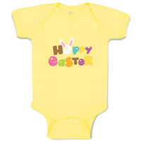 Baby Clothes Bunny Happy Easter Baby Bodysuits Boy & Girl Newborn Clothes Cotton