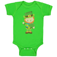 Baby Clothes Leprechaun Clover A St Patrick's Day Baby Bodysuits Cotton