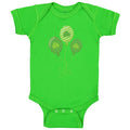 Baby Clothes Irish Clover Balloons St Patrick's Day Baby Bodysuits Cotton
