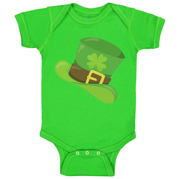 Baby Clothes Leprechaun Hat St Patrick's Day Baby Bodysuits Boy & Girl Cotton