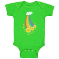 Baby Clothes Leprechaun Rainbow Holidays and Occasions St Patrick's Day Cotton