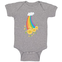 Baby Clothes Leprechaun Rainbow Holidays and Occasions St Patrick's Day Cotton
