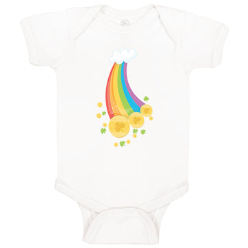 Baby Clothes Leprechaun Rainbow Holidays and Occasions St Patrick's Day Cotton