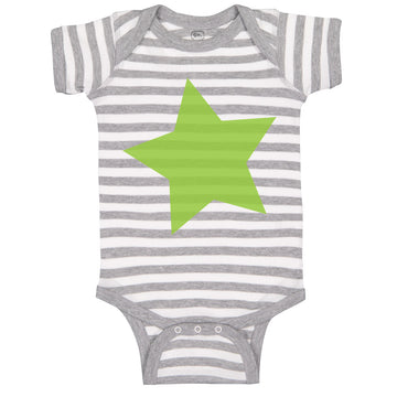 Baby Clothes Light Green Star St Patrick's Day Baby Bodysuits Boy & Girl Cotton