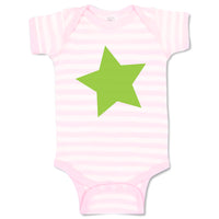 Baby Clothes Light Green Star St Patrick's Day Baby Bodysuits Boy & Girl Cotton