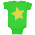 Baby Clothes Yellow Star A Holidays and Occasions St Patrick's Day Cotton