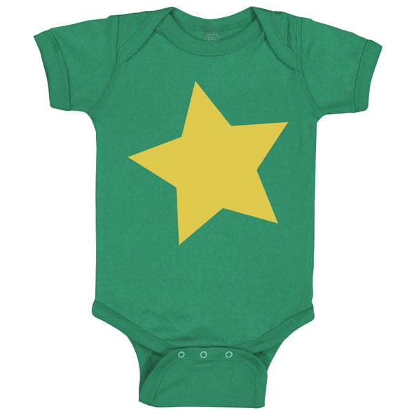 Baby Clothes Yellow Star A Holidays and Occasions St Patrick's Day Cotton