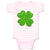 Baby Clothes Irish Clover Dark Green Sparkle St Patrick's Day Baby Bodysuits