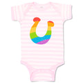 Baby Clothes Lucky Horseshoe Rainbow Holidays and Occasions St Patrick's Day