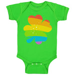 Baby Clothes Rainbow Clover St Patrick's Day Baby Bodysuits Boy & Girl Cotton