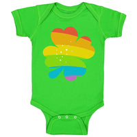 Baby Clothes Rainbow Clover Holidays and Occasions St Patrick's Day Cotton