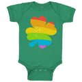 Baby Clothes Rainbow Clover Holidays and Occasions St Patrick's Day Cotton