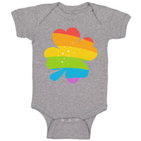 Baby Clothes Rainbow Clover St Patrick's Day Baby Bodysuits Boy & Girl Cotton