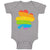 Baby Clothes Rainbow Clover St Patrick's Day Baby Bodysuits Boy & Girl Cotton