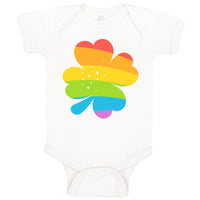 Baby Clothes Rainbow Clover St Patrick's Day Baby Bodysuits Boy & Girl Cotton