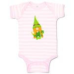 Baby Clothes Leprechaun Lucky Horseshoe St Patrick's Day Baby Bodysuits Cotton