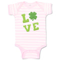 Baby Clothes Love Clover Holidays and Occasions St Patrick's Day Baby Bodysuits