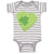 Baby Clothes Heart Clover St Patrick's Day Baby Bodysuits Boy & Girl Cotton