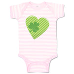 Baby Clothes Heart Clover St Patrick's Day Baby Bodysuits Boy & Girl Cotton