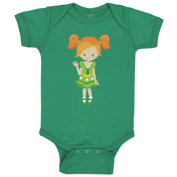 Baby Clothes Girl Waves C St Patrick's Day Baby Bodysuits Boy & Girl Cotton