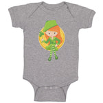 Baby Clothes Leprechaun Girl Money St Patrick's Day Baby Bodysuits Cotton