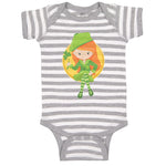 Baby Clothes Leprechaun Girl Money St Patrick's Day Baby Bodysuits Cotton